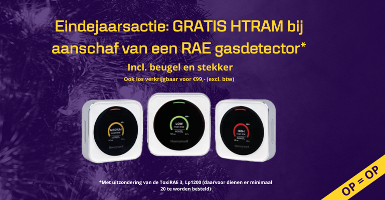 Eindejaarsactie bij RAE Benelux! GRATIS luchtkwaliteitsmeter*